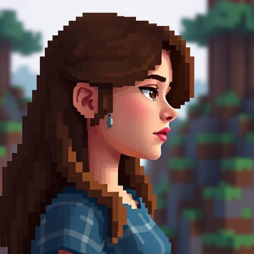 Profile picture of Emily 'PixelQueen' Carter, a creative Minecraft builder.